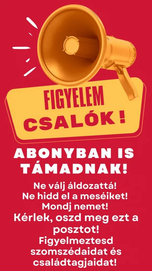 Egyre több abonyit is csőbe húznak az online csalók!