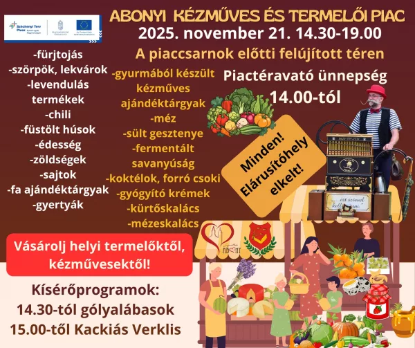 Piactéravató ünnepség