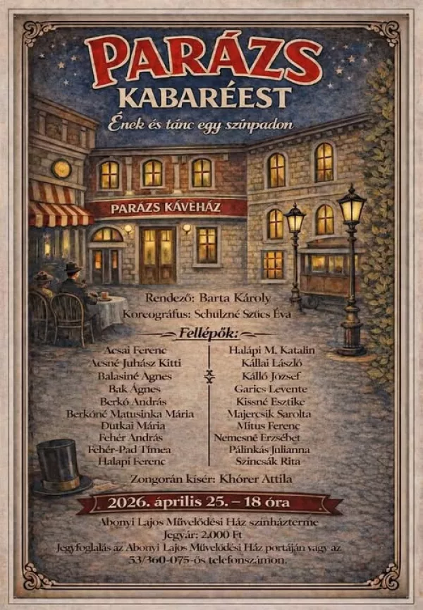 Parázs kabaréest
