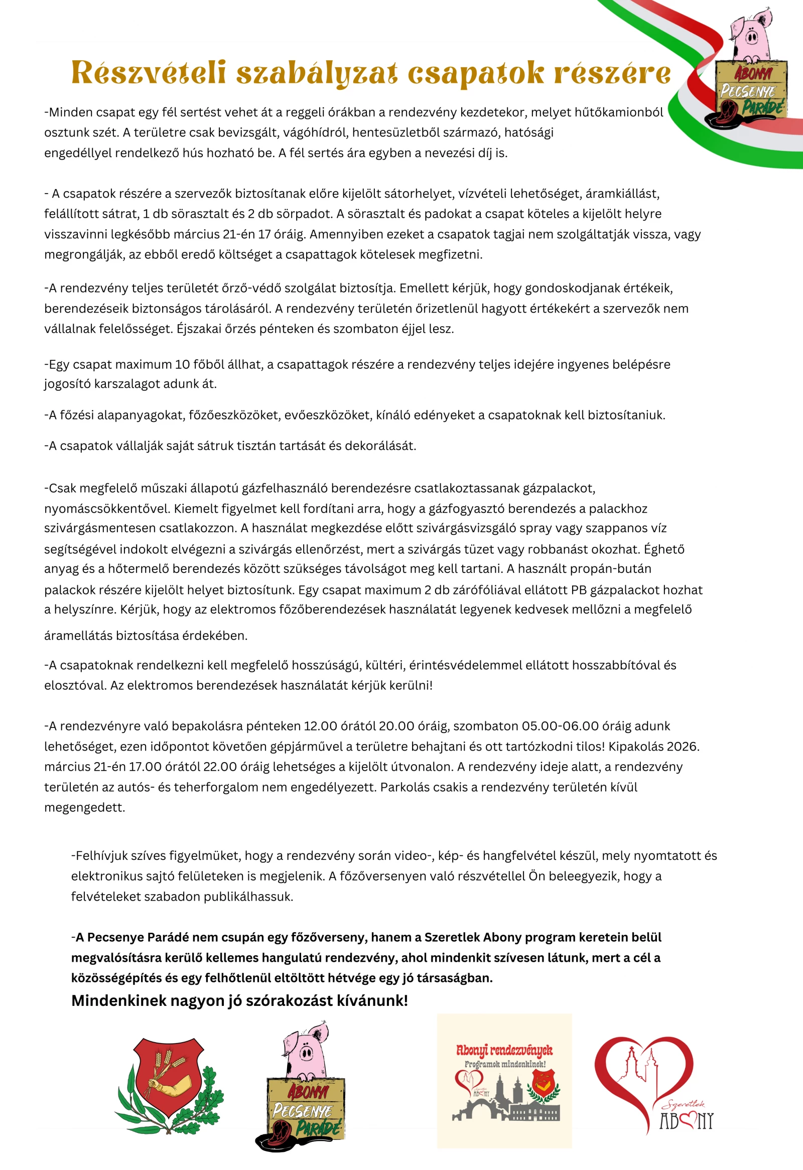 Csapatok nevezése 10