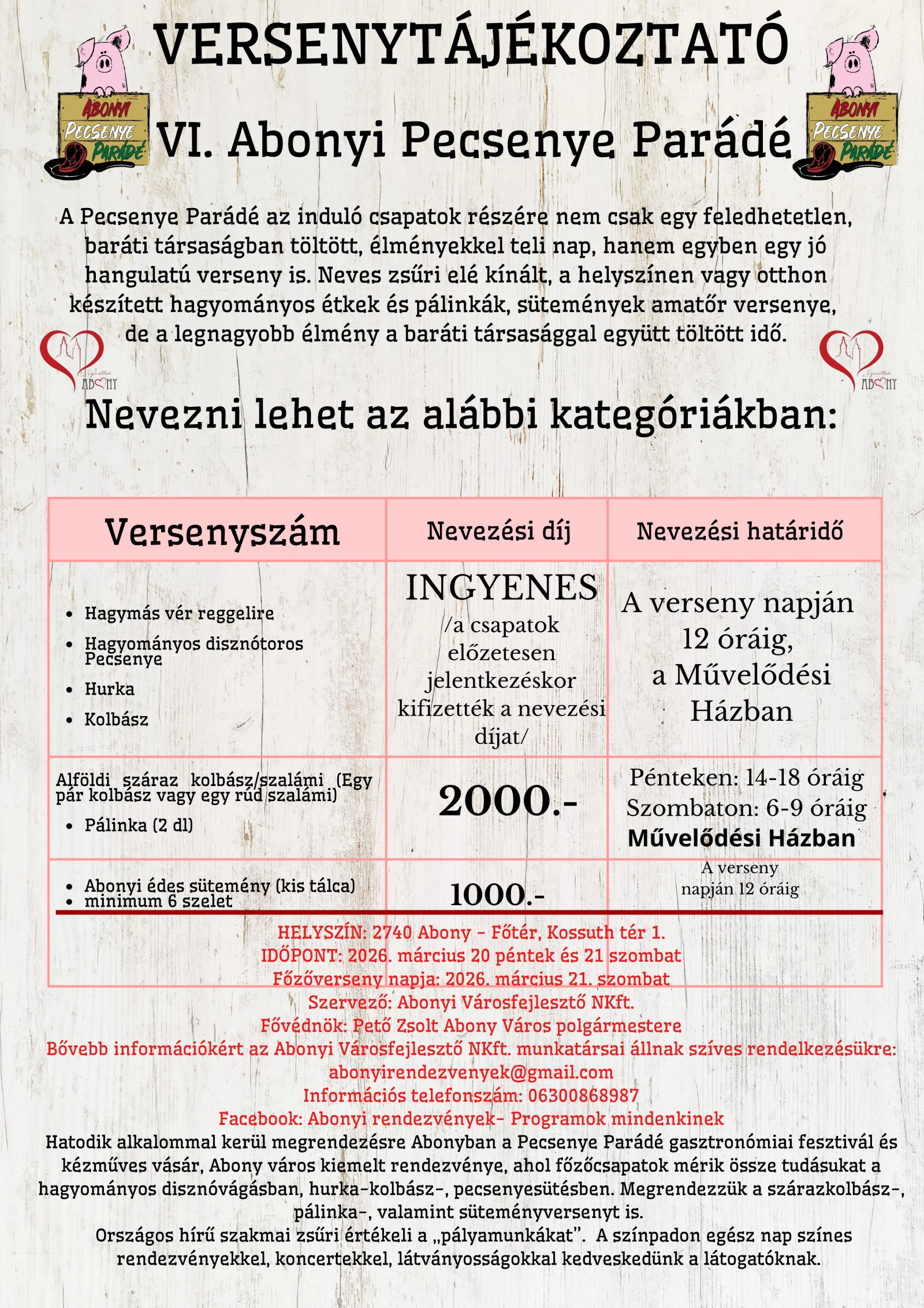 III. Abonyi Pecsenye Parádé 2