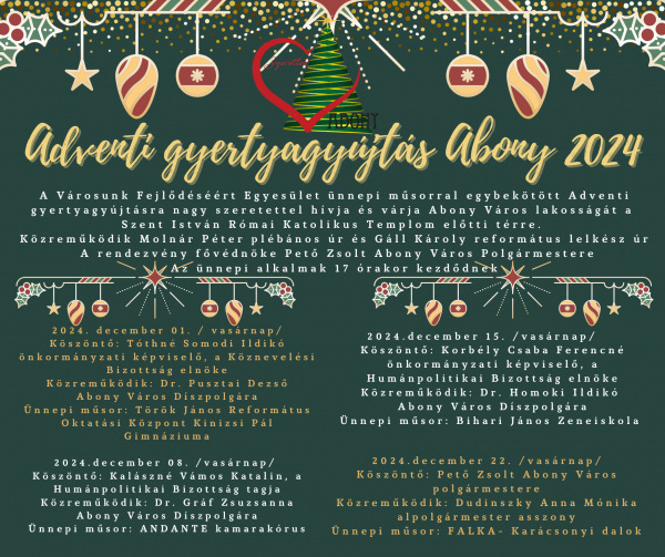 Adventi gyertyagyújtás