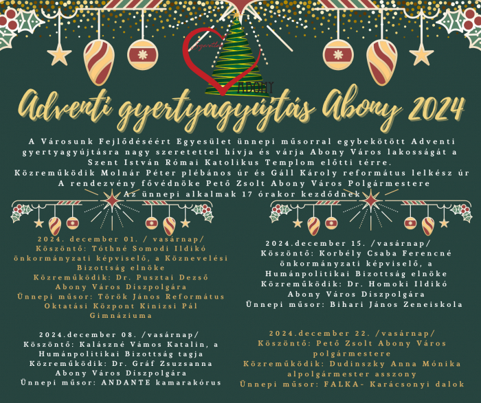 Adventi gyertyagyújtás