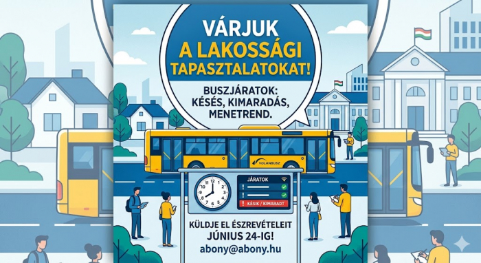 Buszjáratok: Várjuk a lakossági tapasztalatokat
