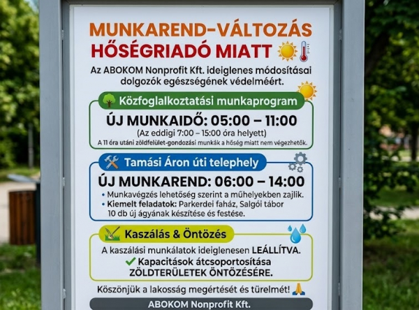 Megvédjük az abonyi zöldvagyont, ugyanakkor takarékosan bánunk a vízkinccsel