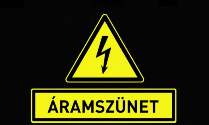 Tervezett áramszünetek