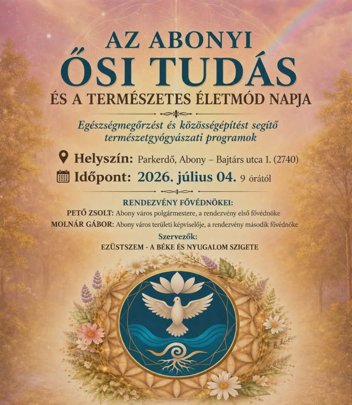 Az Abonyi Ősi Tudás és Természetes Életmód Napja