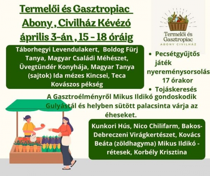 Termelői és gasztropiac