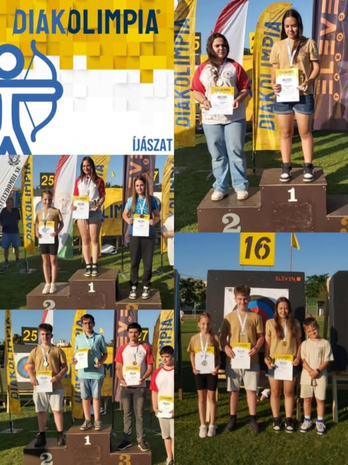 Csodálatos szereplés íjászainktól a diákolimpián