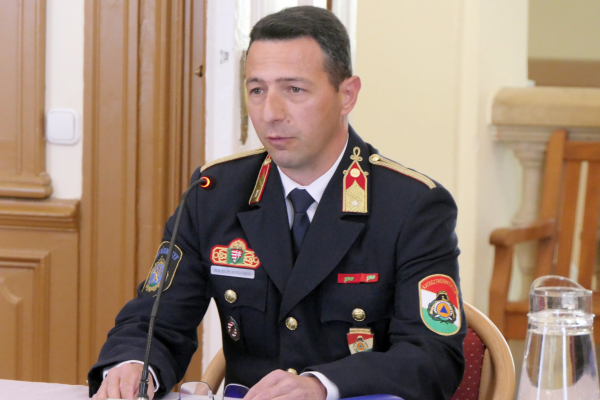 Beszámolt az új tűzoltó parancsnok