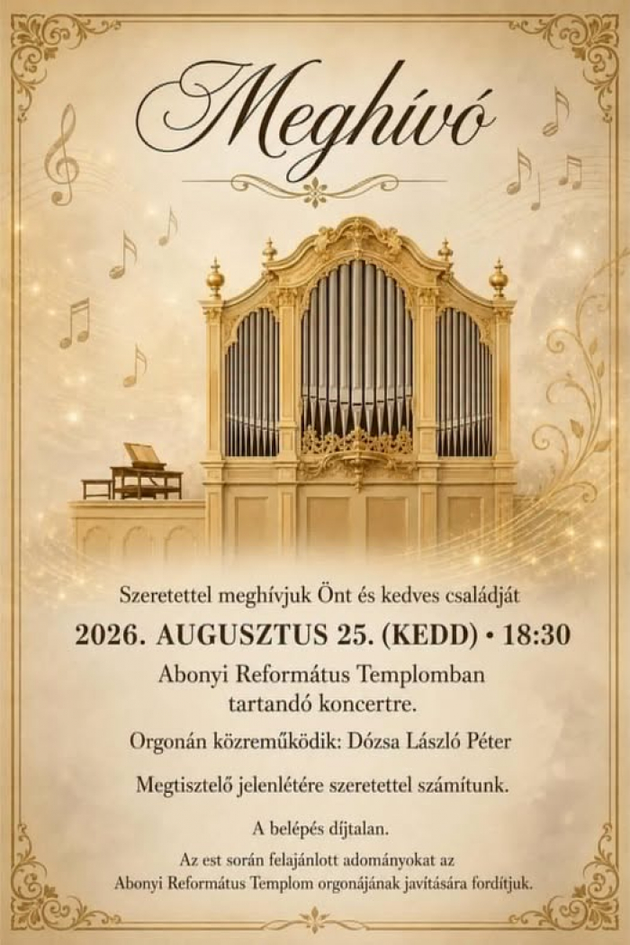 Meghívó koncertre