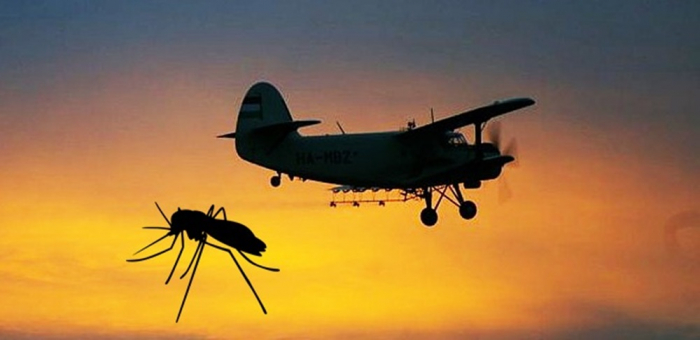 Értesítés légi szúnyoggyérítésről