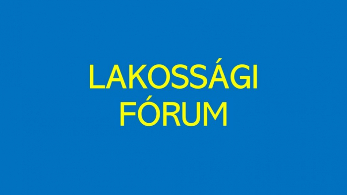 Lakossági fórum - Kovács László