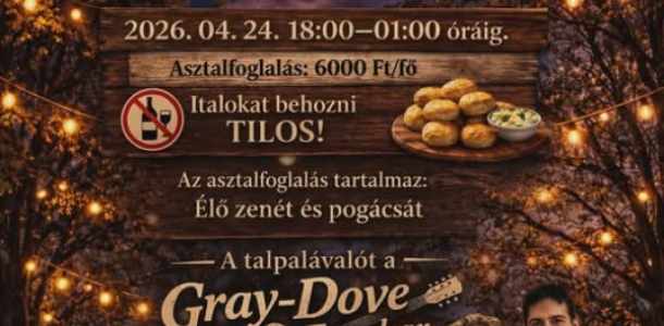 Zenés- Táncos rendezvény fiataloknak