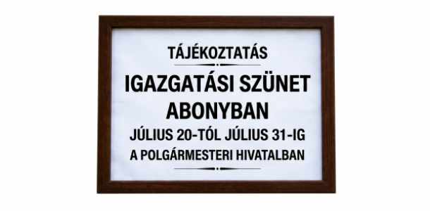 Igazgatási szünet