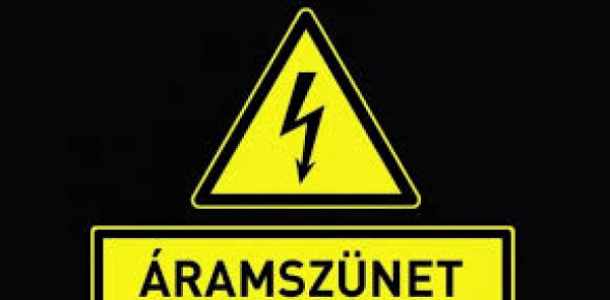 Áramszüneti információk