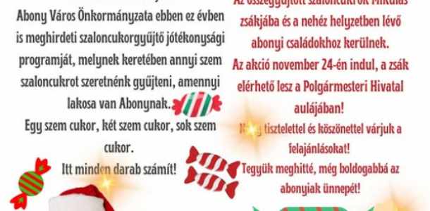 Abonyi szaloncukros zsák