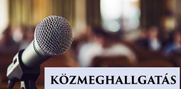 Közmeghallgatás meghívója Közmeghallgatás meghívója