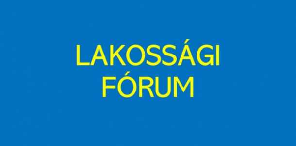 Lakossági fórum - Kovács László